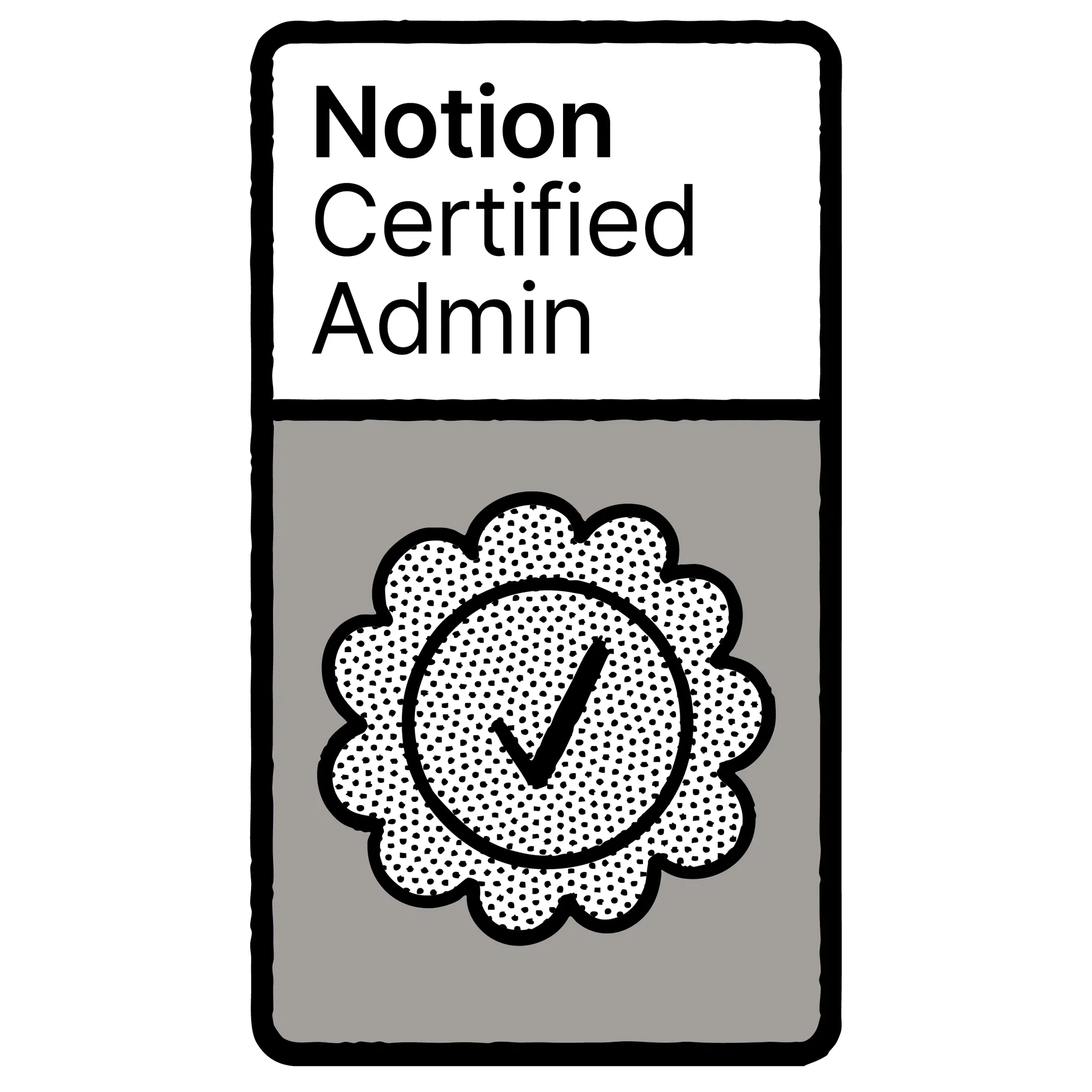 Notion Certified Admin badge